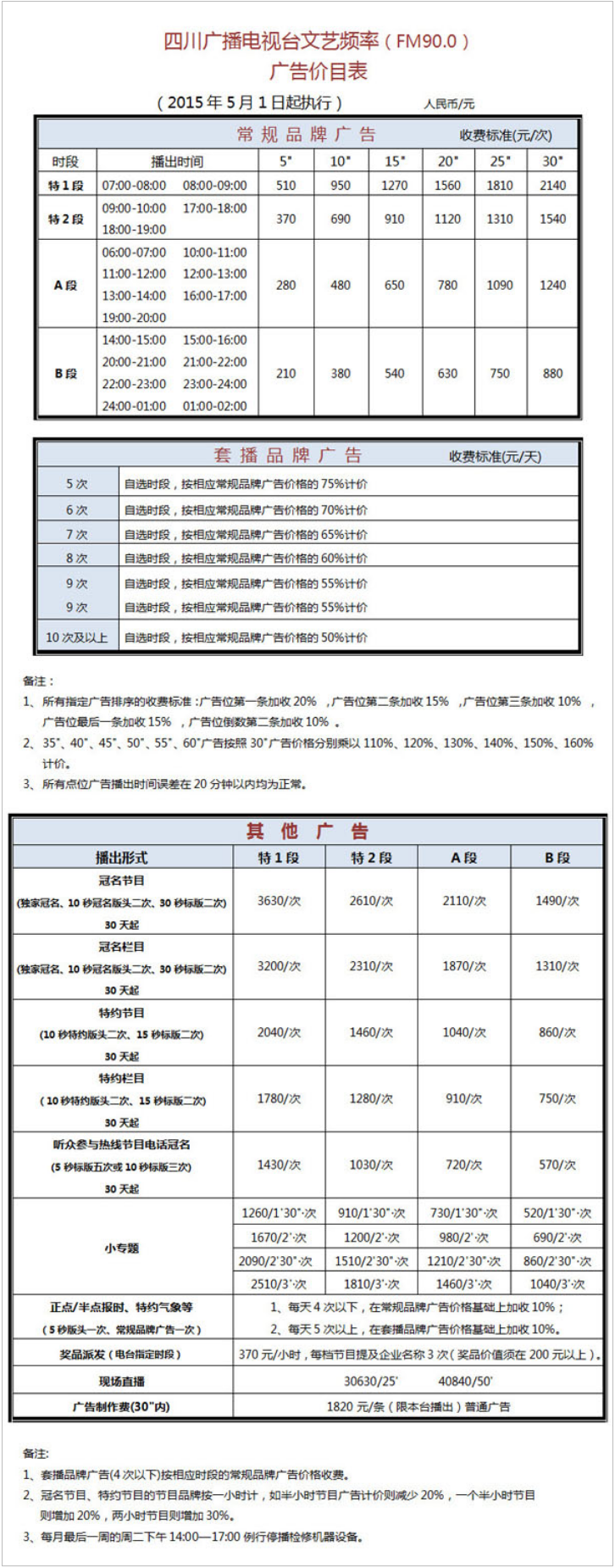 2015四川人民广播电台文艺频率 FM90.0广告报价表.png
