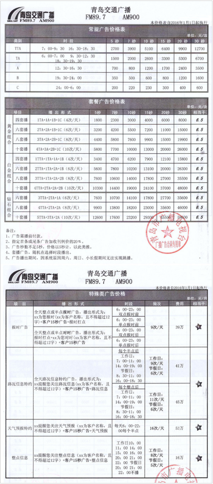 2016青岛人民广播电台交通广播 FM89.7广告报价表.png