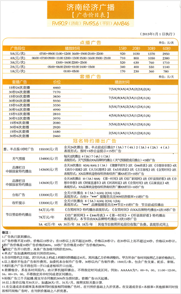 2013济南人民广播电台经济广播FM90.9 AM846广告报价表.png