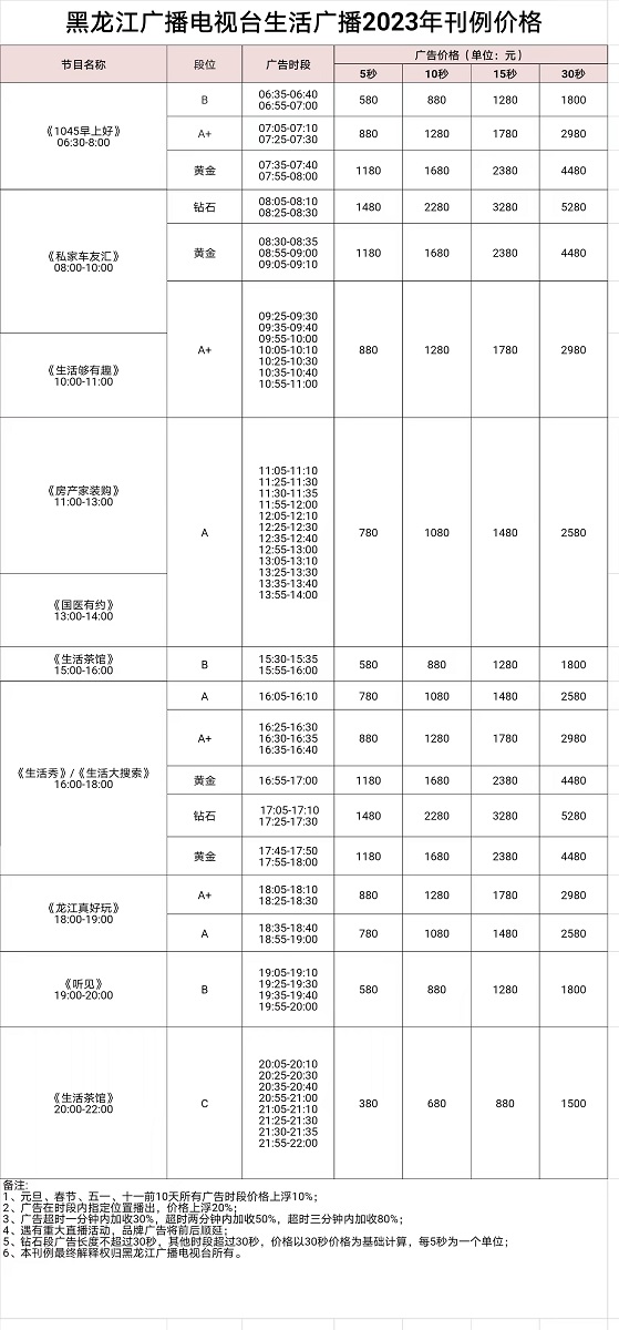 2023年黑龙江生活广播价格表.jpg